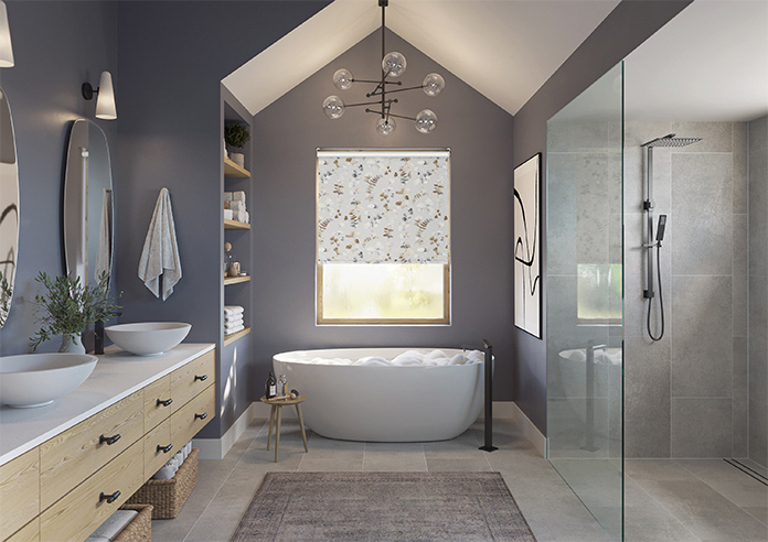 Eucalyptus, Pebble Grey - Twist&Fit Roller Blind - Image 8